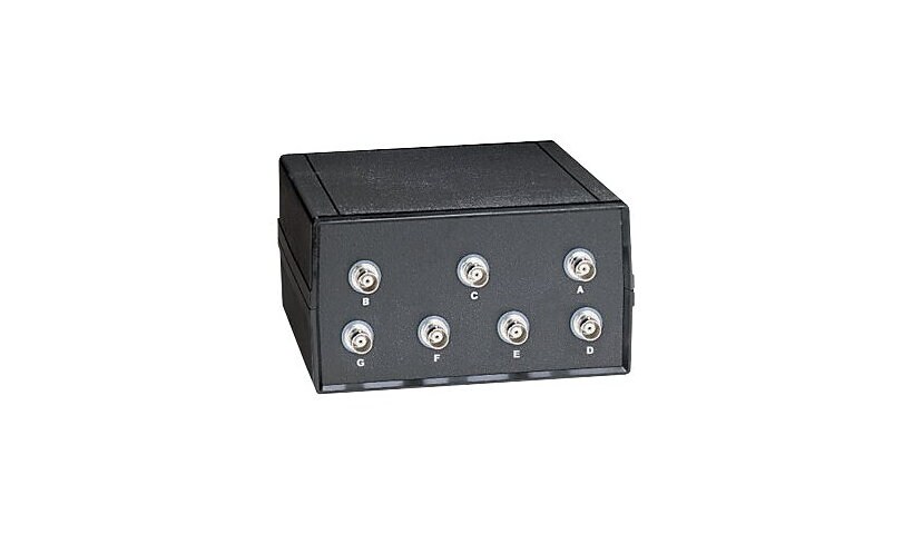 Black Box Coax Switch 6 to 1 - switch - 6 ports