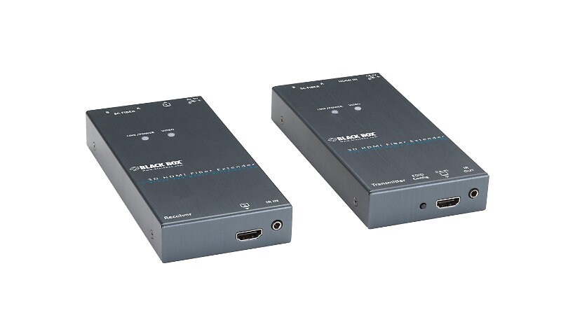 Black Box 3D HDMI Fiber Extender - video/audio extender - TAA Compliant