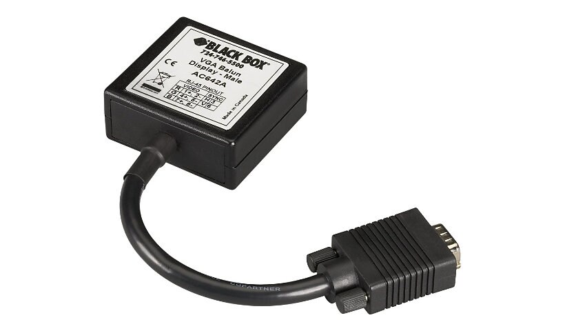 Black Box balun adapter - 15 cm
