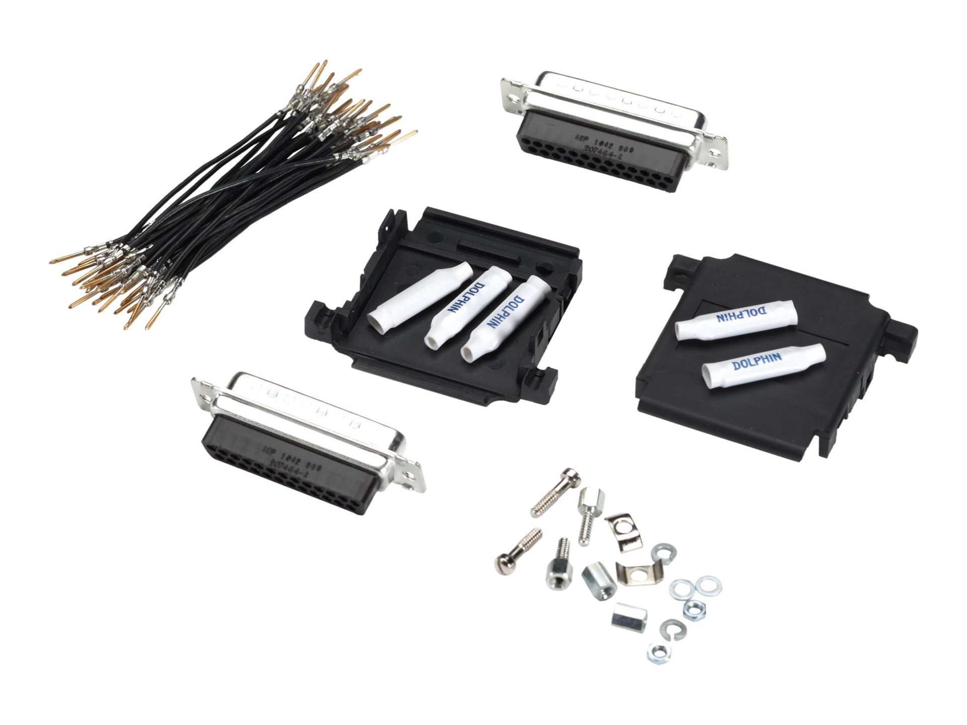 Black Box Two-Headed Hood Kit DB25 Male/DB25 Male - connector hood