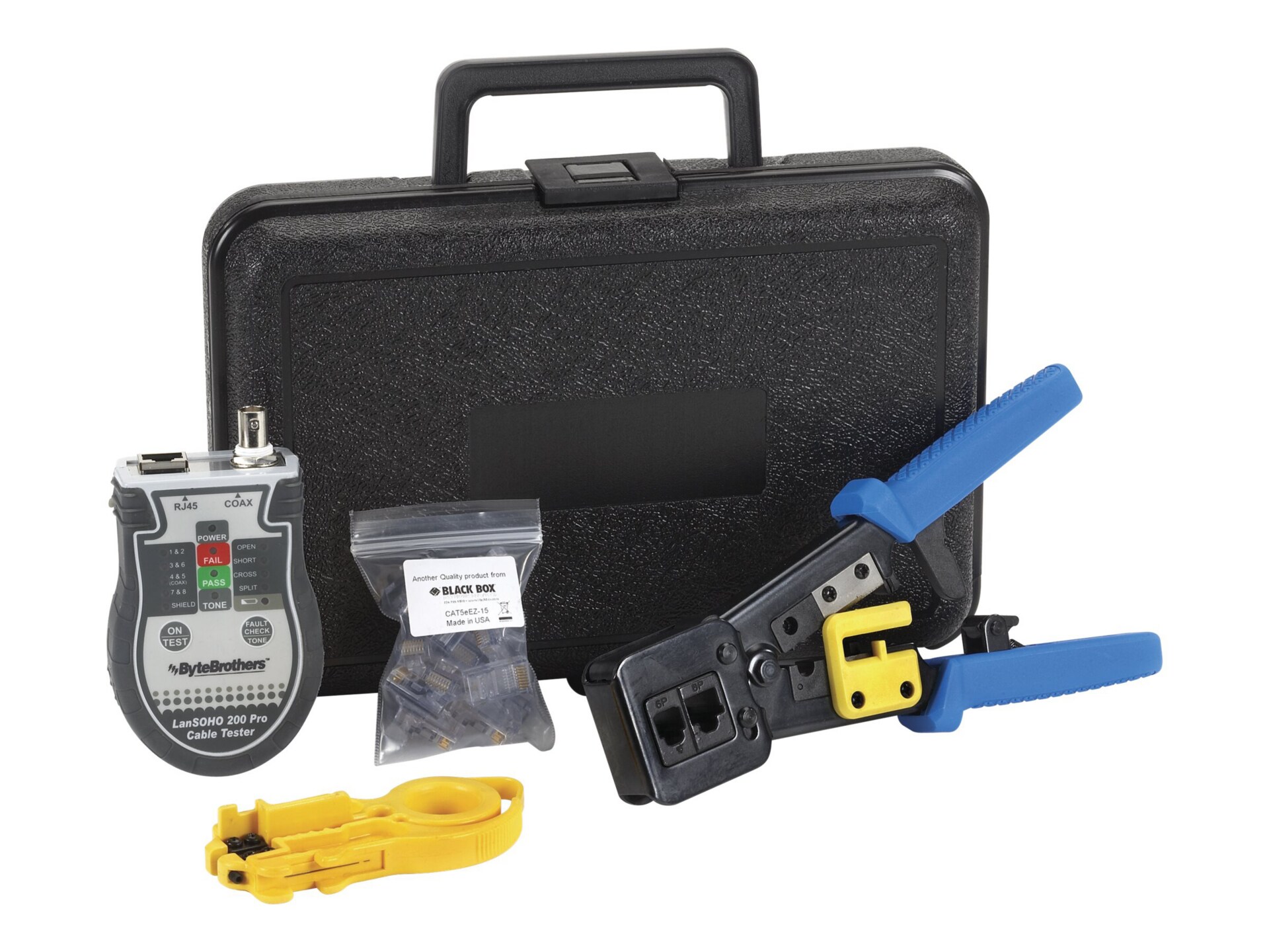 Black Box EZ-RJPRO CAT5e Termination Kit - network tool/tester kit