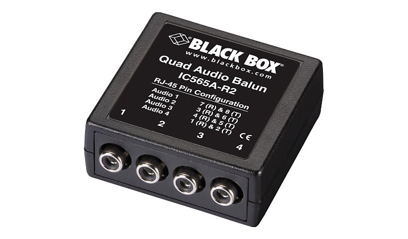Black Box Quad Audio Balun - audio extender