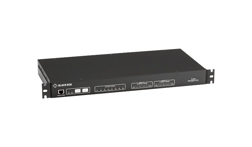 Black Box Outlet-Managed PDU - power distribution unit - 120 VA