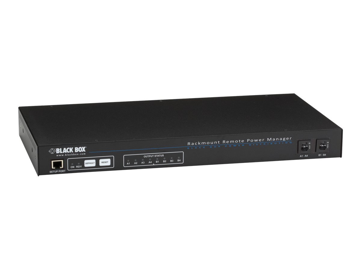 Black Box Horizontal Rackmount Remote Power Manager - power control unit