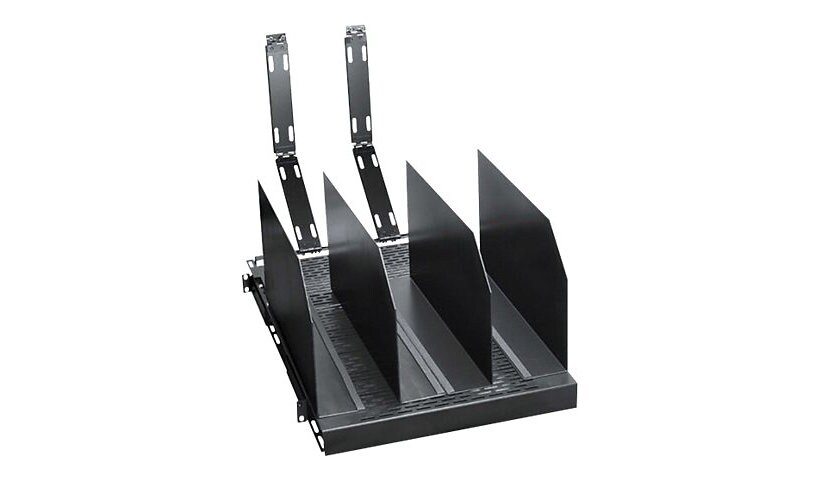 Black Box Sliding Server Shelf with Fins étagère pour rack