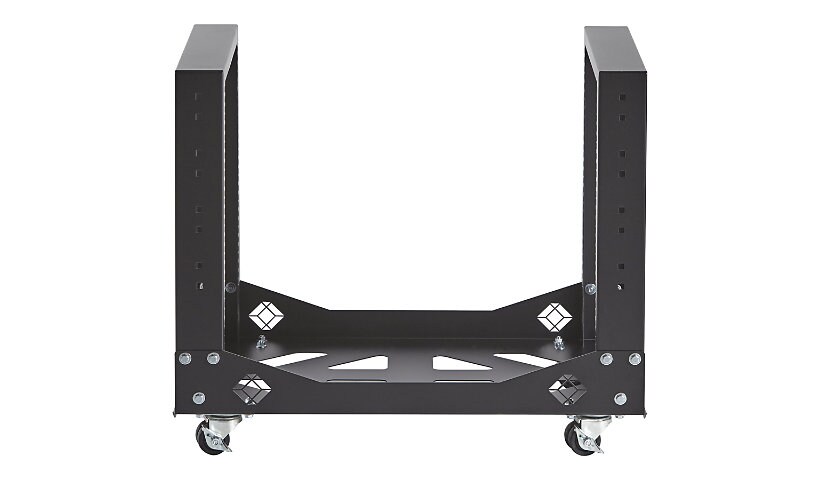 Black Box Mobile Open Rack 4-Post rack - 11U