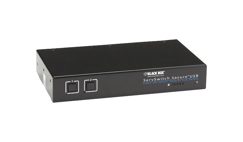 Black Box ServSwitch Secure KVM Switch - KVM / USB switch - 2 ports