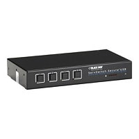 Black Box ServSwitch Secure - KVM / USB switch - 4 ports