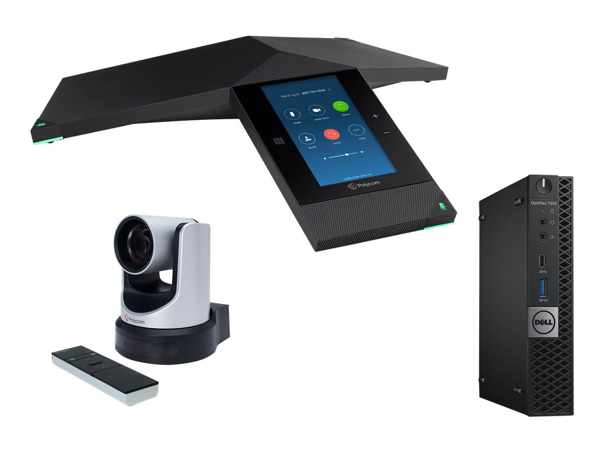 Poly Trio 8800 5" Color LCD Zoom Room Video Conferencing Kit