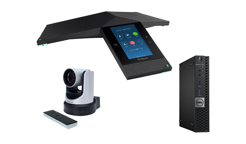 Poly Trio 8800 5" Color LCD Zoom Room Video Conferencing Kit