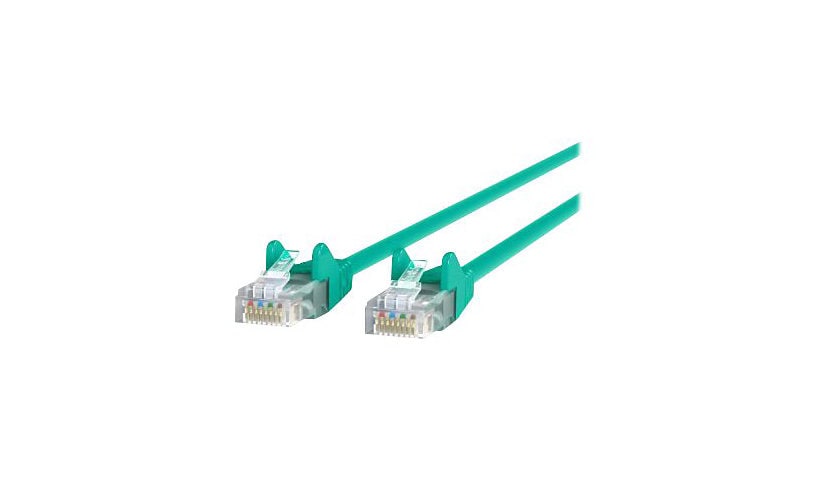 Belkin Cat6 2ft Green Ethernet Patch Cable, UTP, 24 AWG, Snagless, Molded, RJ45, M/M, 2'