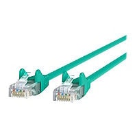 Belkin Cat6 2ft Green Ethernet Patch Cable, UTP, 24 AWG, Snagless, Molded, RJ45, M/M, 2'