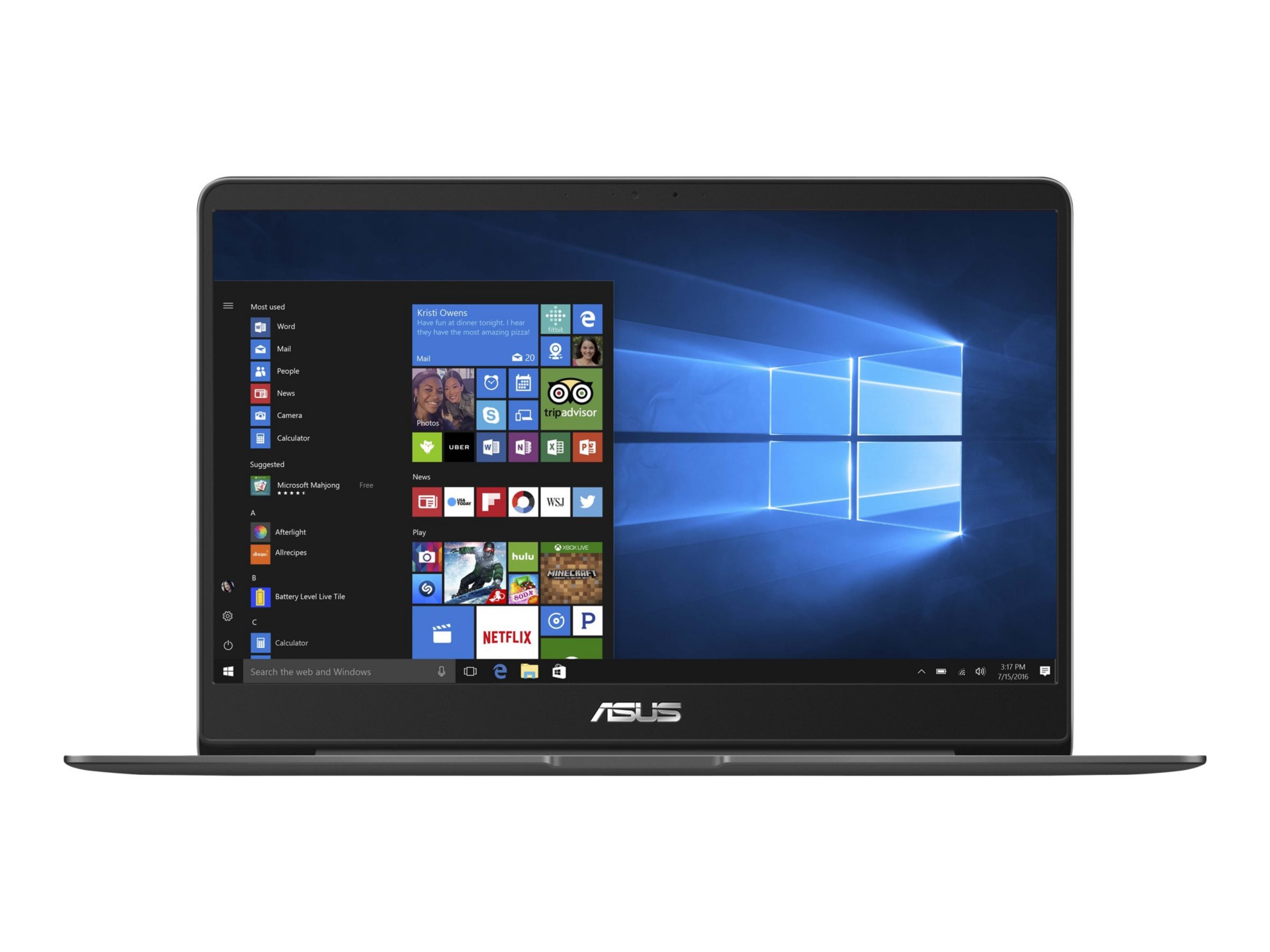ASUS ZenBook UX430UN NB71 - 14" - Core i7 8550U - 8 GB RAM - 256 GB SSD