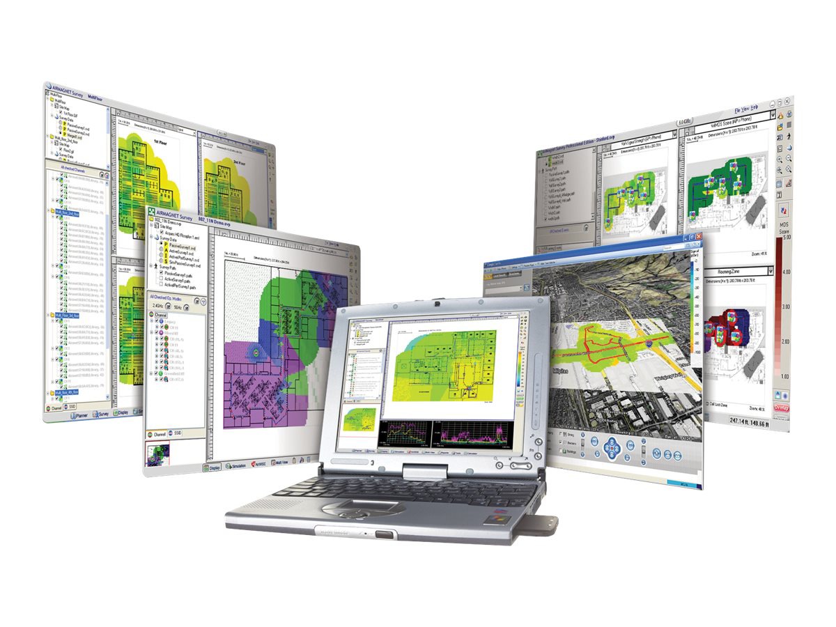 NETSCOUT AirMagnet Survey On-Demand - subscription license (7 days) + 1 Year Gold Support - 250 units