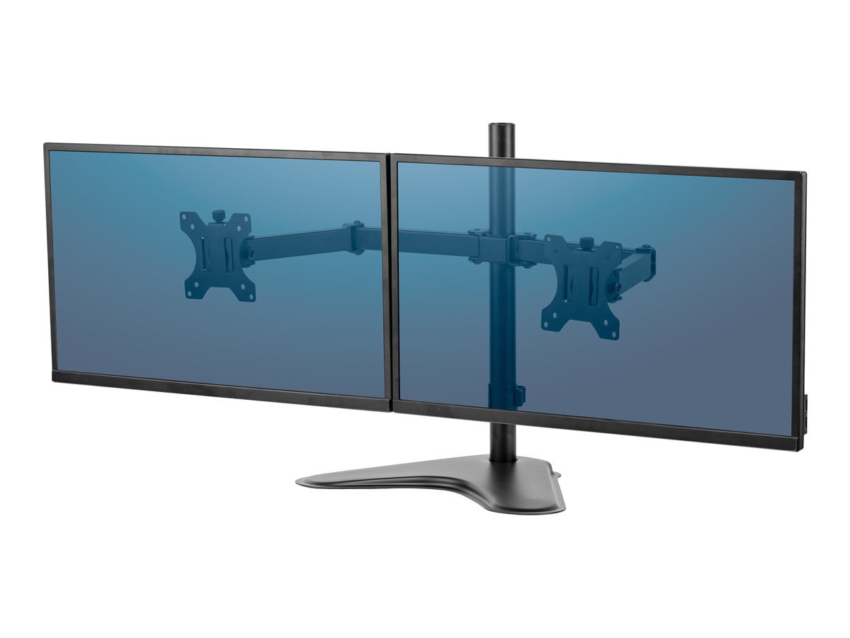 Fellowes Professional Series Free-standing Dual Horizontal Monitor Arm stand - for 2 monitors - black