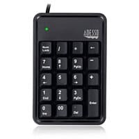 Adesso AKB-600HB - keypad - US - black