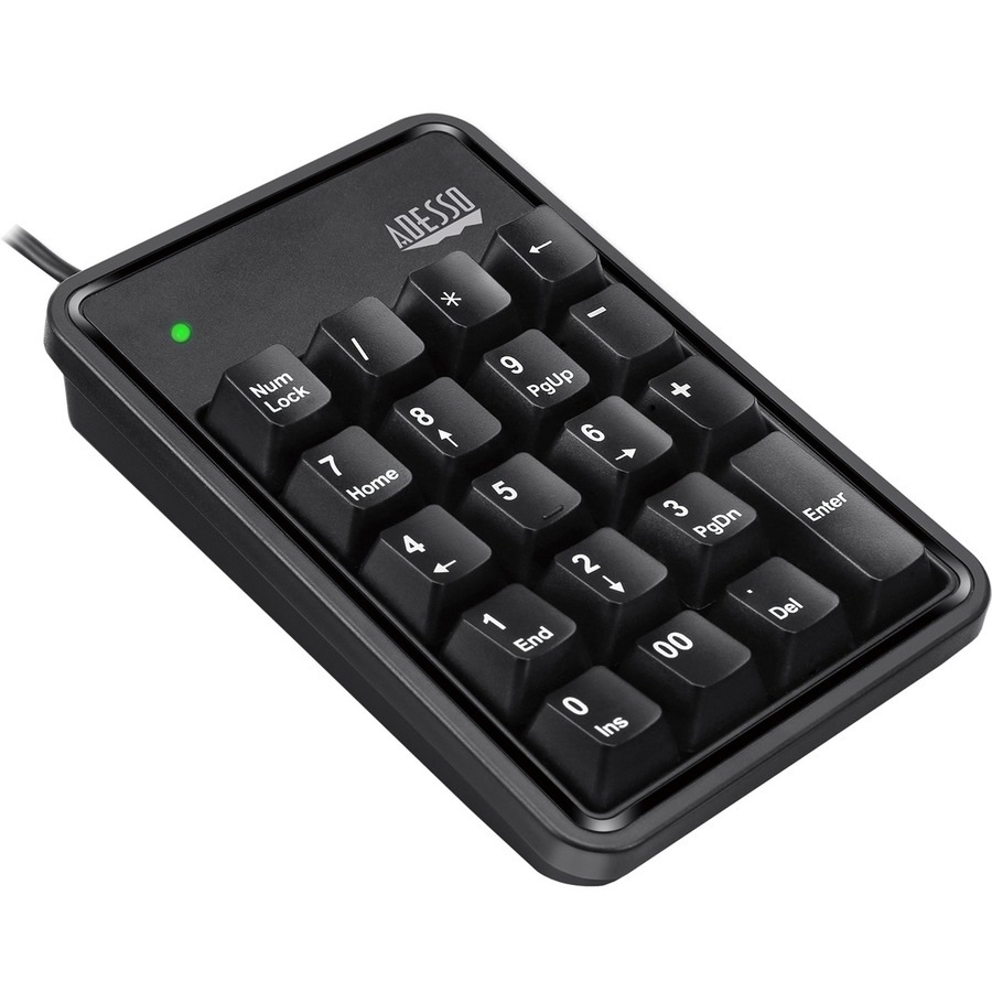 Thumbnail 6 of 17 for Adesso 19-Key Mechanical Keypad with 3-Port USB Hub