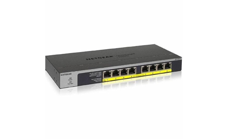 Netgear 8-Port PoE/PoE+ Gigabit Ethernet Unmanaged Switch (GS108LP
