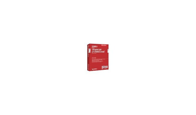 McAfee VirusScan Professional 2004 (v. 8.0) - box pack - 2 users