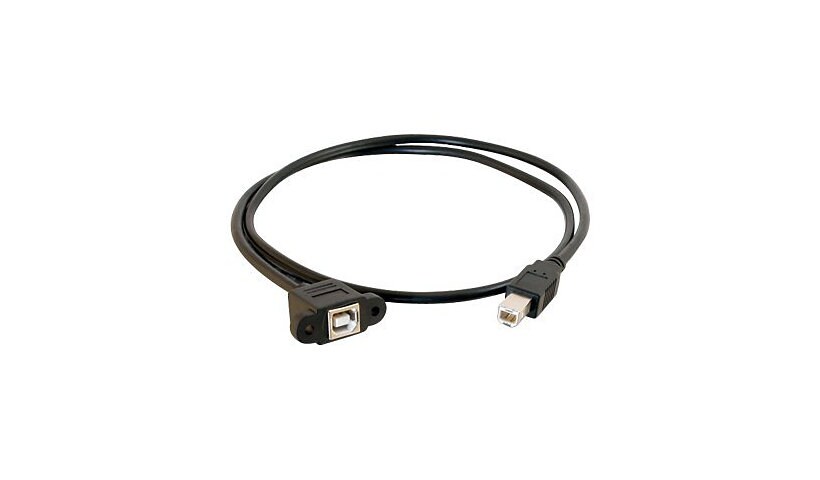 C2G Panel Mount Cable - USB cable - USB Type B to USB Type B - 91 cm