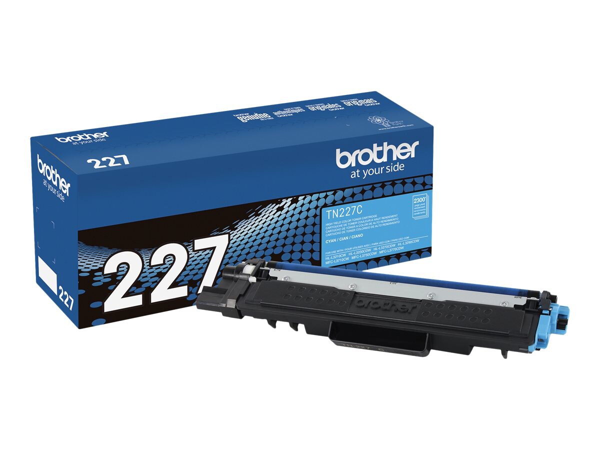 in plaats daarvan onderhoud Liever Brother TN227C - High Yield - cyan - original - toner cartridge - TN227C -  Toner Cartridges - CDW.com