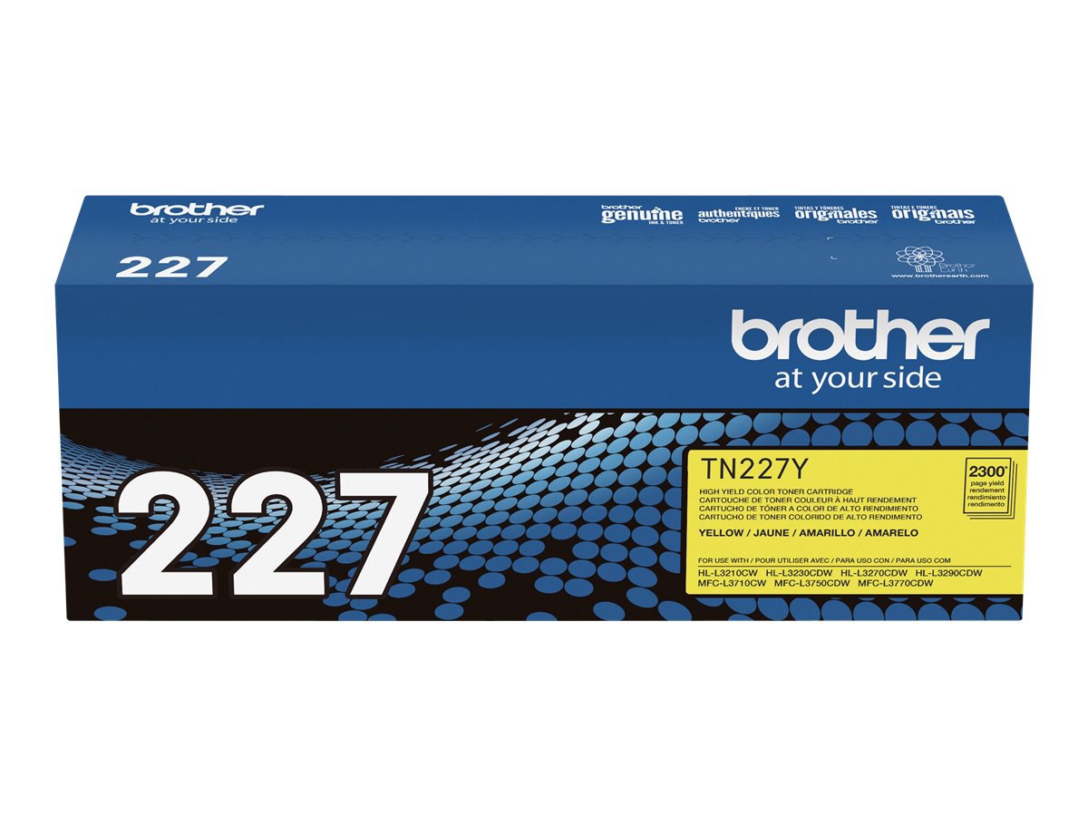Thumbnail 2 of 8 for Brother TN227Y - High Yield - yellow - original - toner cartridge