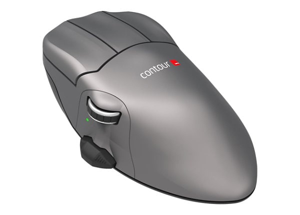 Contour Mouse Wireless Small - mouse - 2.4 GHz - metal gray