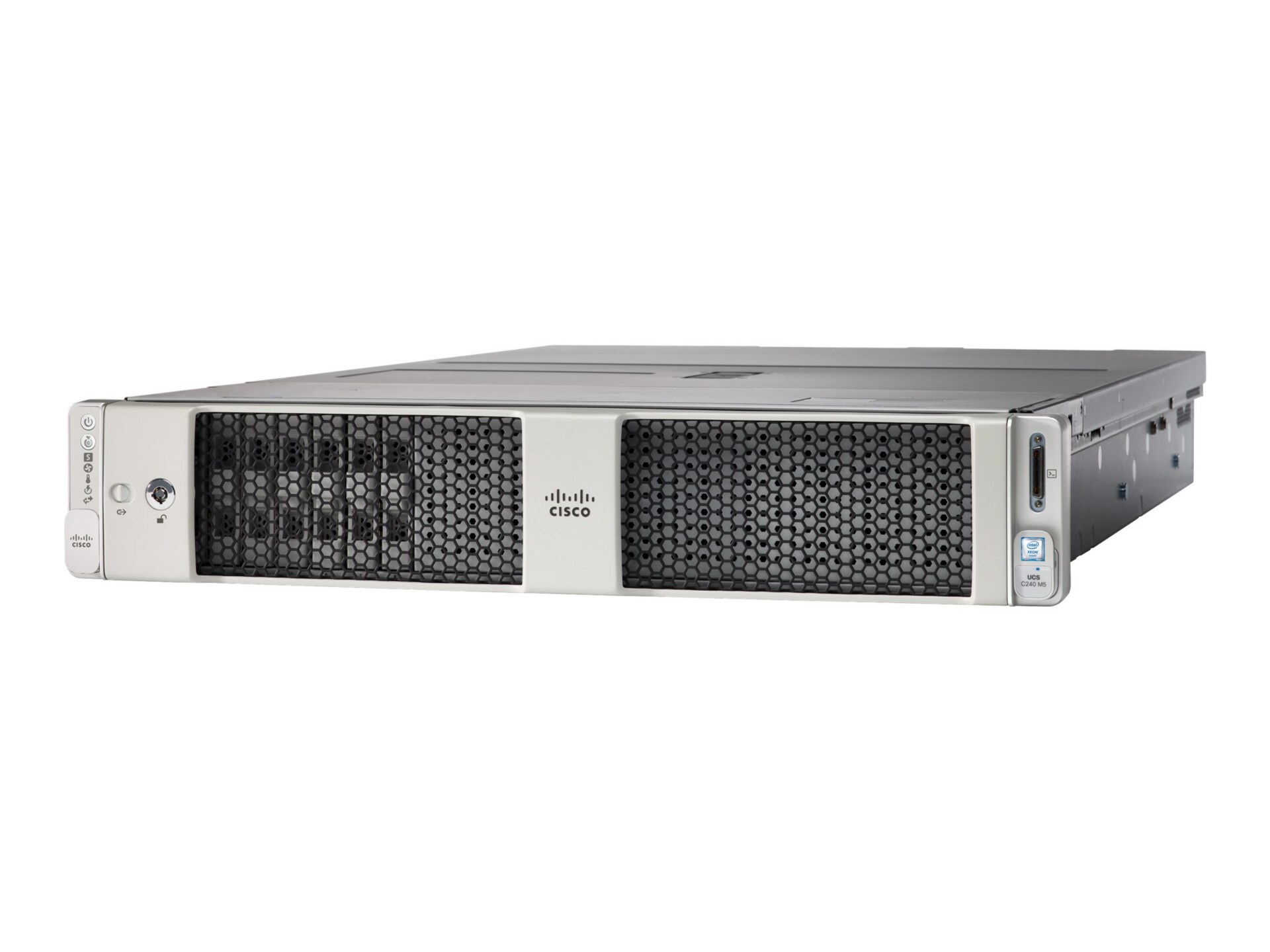 Cisco UCS C240 M5 10 SFF NVMe with 16 SATA Rack Base Server