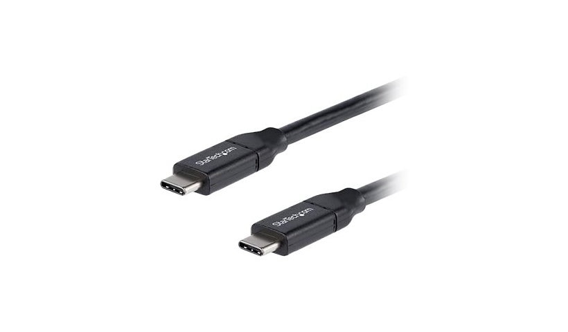 StarTech.com 0.5m USB C to USB C Cable w/ 5A PD - M/M - USB 2.0 - USB-IF Certified - USB Type C Cable - USB C Charging
