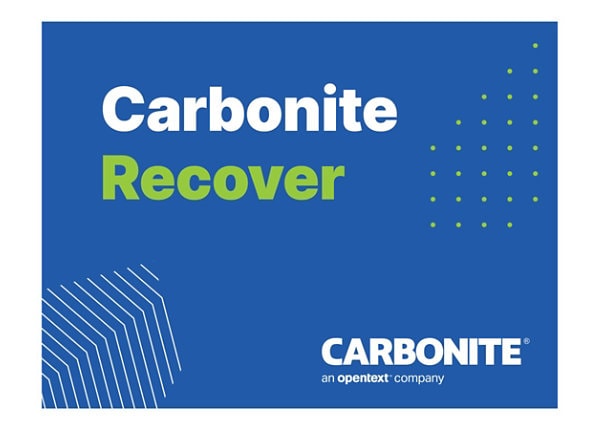 CARBONITE RECOVER MONTHLY SUB 1Y