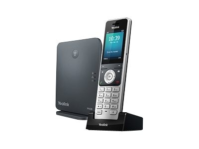 Yealink W60P - cordless VoIP phone - 3-way call capability