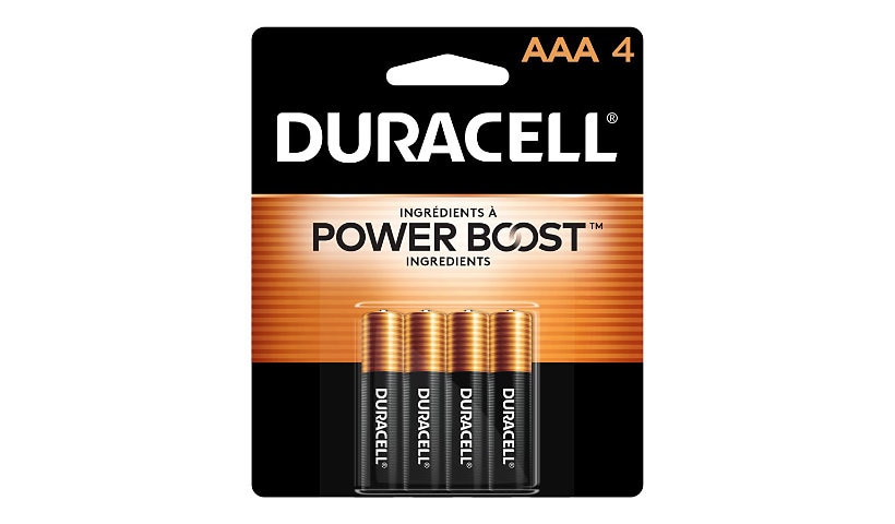 Duracell CopperTop MN2400 battery - 4 x AAA - alkaline