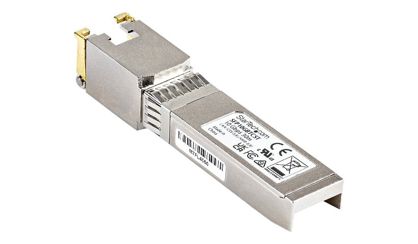 StarTech.com Cisco SFP-10GB-TC Compatible SFP+ Module - 10GBASE-T - 10GE Gigabit Ethernet SFP+ SFP to RJ45 Cat6/Cat5e