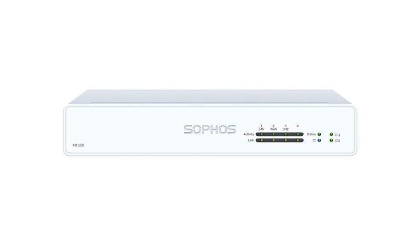 Sophos XG 115 - Rev 3 - security appliance - with 3 years TotalProtect Plus