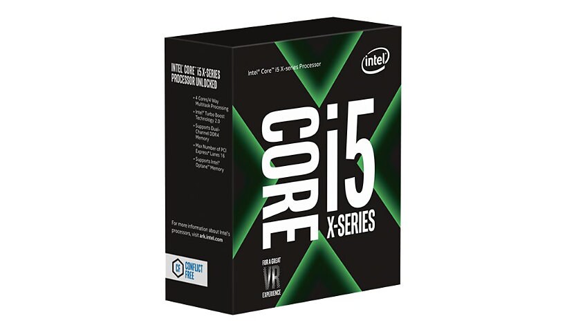 Intel Core i5 7640X X-series / 4 GHz processor