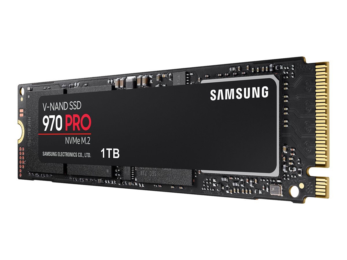 Samsung 970 PRO MZ-V7P1T0BW - solid state drive - 1 TB - PCI Express 3.0 x4 (NVMe)