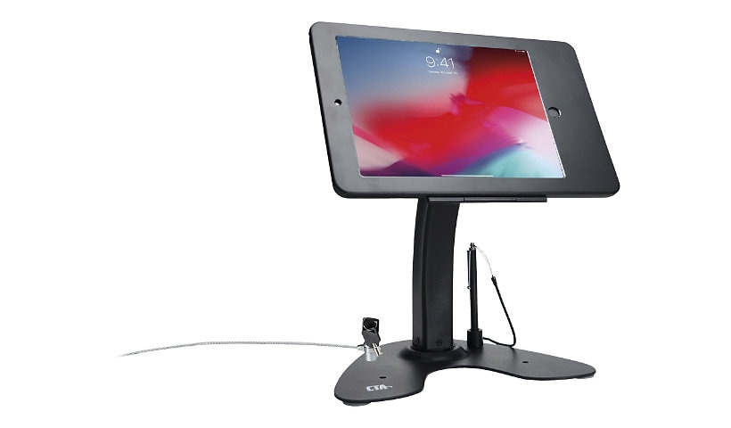 CTA Dual Security Kiosk Stand with Locking Case - stand - for tablet