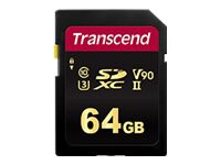 Transcend 700S - flash memory card - 64 GB - SDXC UHS-II