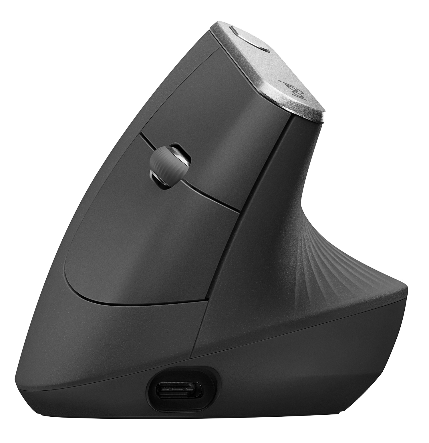 Logitech MX Vertical - vertical mouse - USB, Bluetooth, 2.4 GHz - graphite  - 910-005447 - Mice 