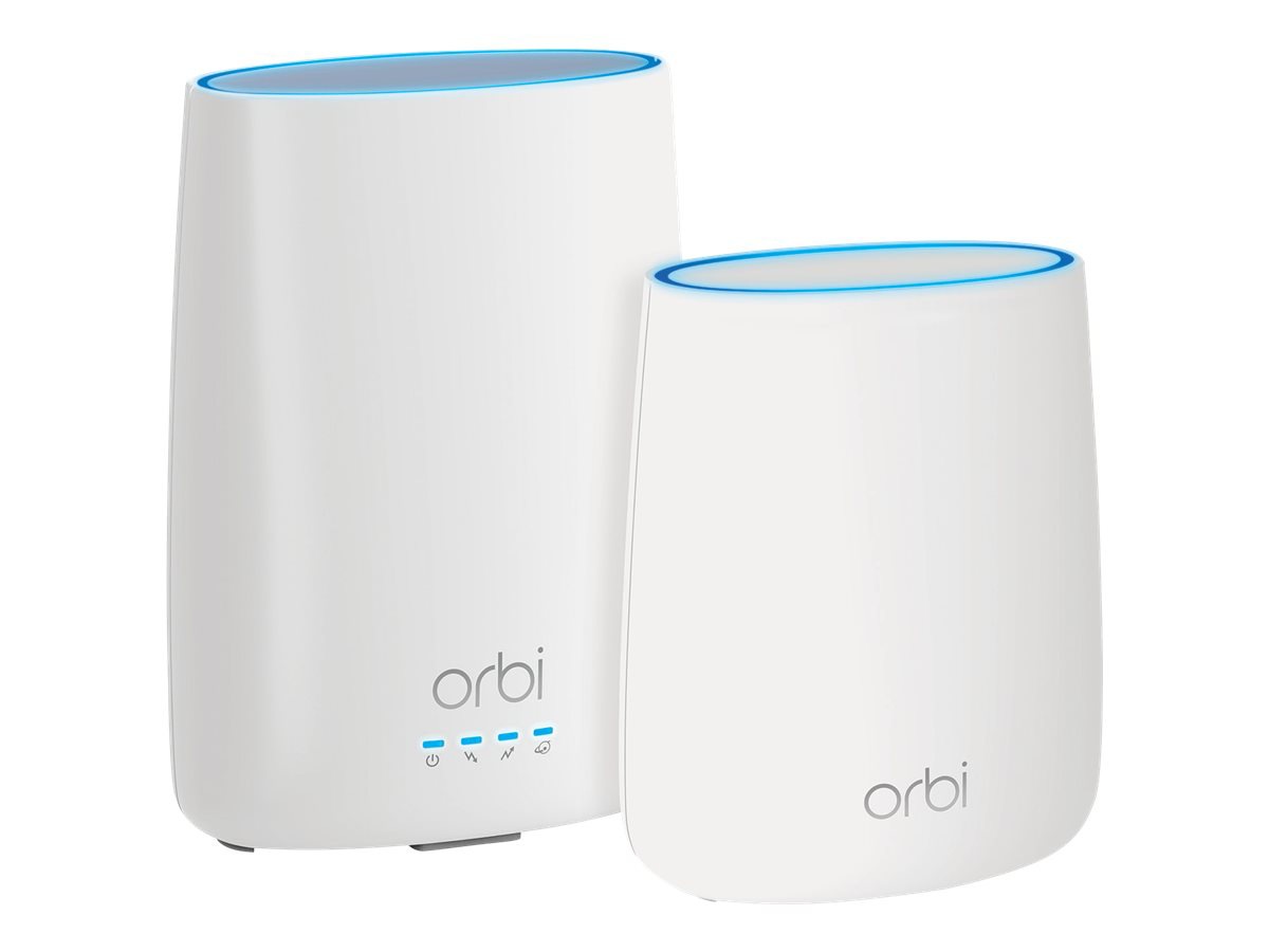 NETGEAR Orbi AC2200 Tri-band WiFi System with Built-in Cable Modem (CBK40)
