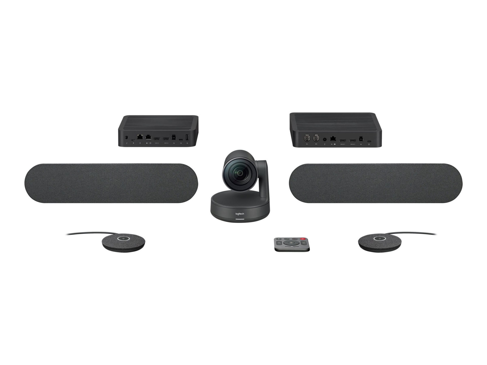 Logitech Rally Plus - video conferencing kit for large and extra large room