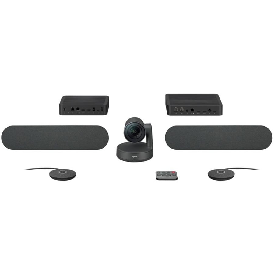 Logitech Rally Plus - video conferencing kit for large and extra large room