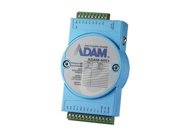 Advantech 14Channel Isolated Digital I/O Modbus TCP Module with 2ch Counter