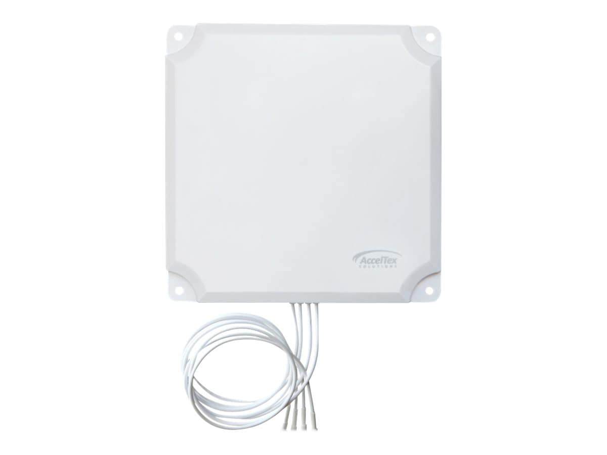 AccelTex 2.4/5GHz 13dBi 4 Element Indoor/Outdoor Patch Antenna with RPTNC