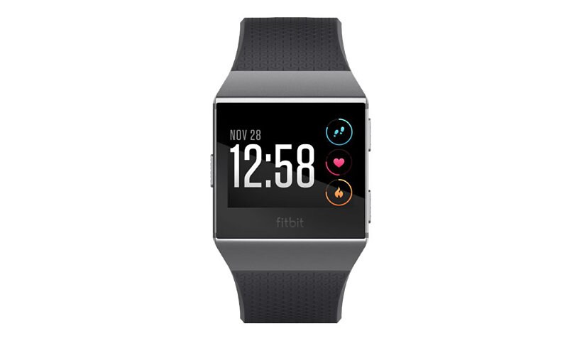 Fitbit Ionic smart watch - charcoal, smoke gray