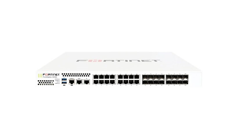 Fortinet FortiGate 300E - security appliance - with 1 year FortiCare 24X7 S