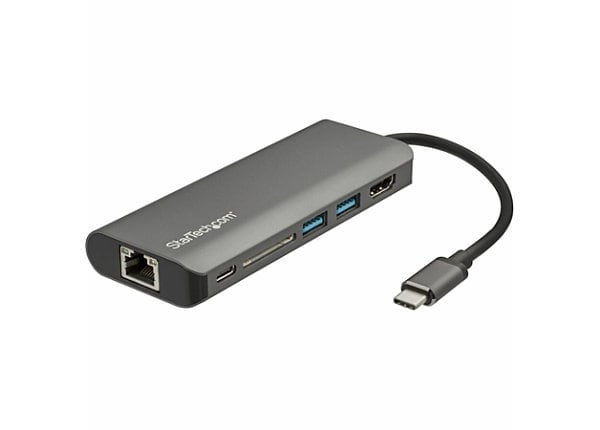 StarTech.com USB C Multiport Adapter - USB Type-C Mini Travel Dock w/ 4K HDMI, USB Hub, SD, PD 3.0 DKT30CSDHPD3 Stations & Port Replicators CDW.com