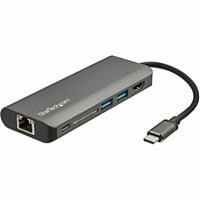 StarTech.com USB-C Multiport Adapter - USB-C to 4K HDMI - PD 3.0/Hub/GbE/SD