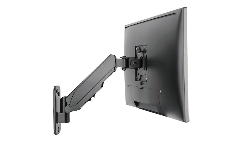 SIIG Aluminum Wall Mount Gas Spring Monitor Arm - 17" to 32" - bracket - adjustable arm - for flat panel - black