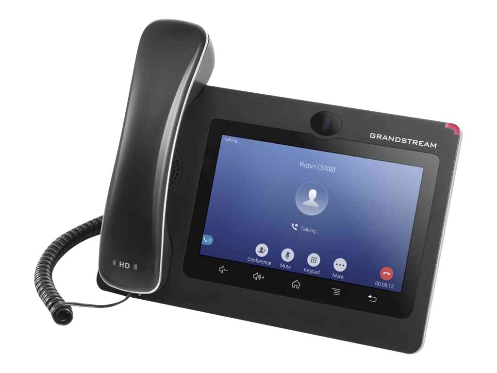 Grandstream GXV3370 - IP video phone - with digital camera, Bluetooth interface - 7-way call capability